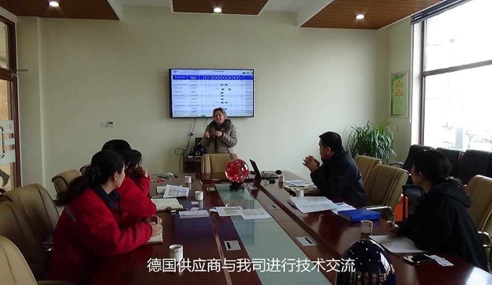 德國供應(yīng)商與我司進行技術(shù)交流